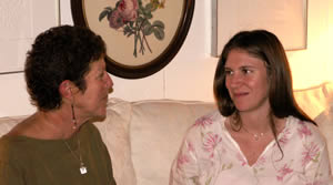 mother Karin with daughter Olivia