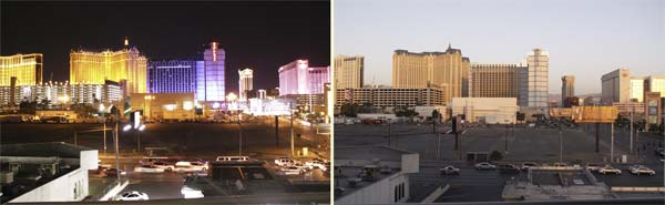 Las Vegas - night and day