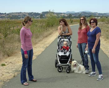 marsh walk with the girls