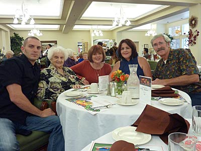 Thanksgiving in 2011 at Addie's