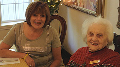 Patty & Addie at 93rd birthday party