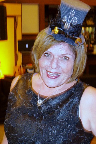 Patty with headdress