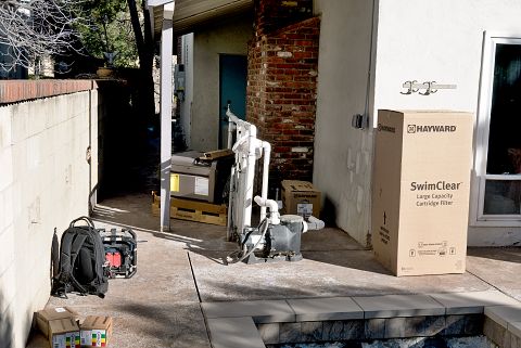 Pre-equipment install