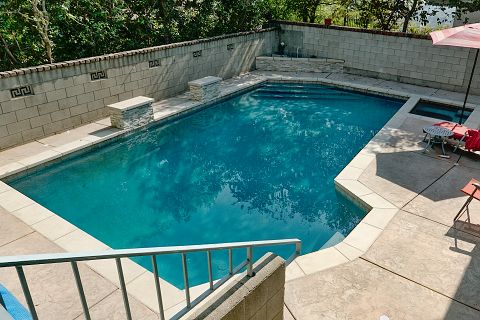 Pool after completion