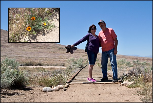 Patty & Craig at Antelope Valley Poppy Preserve