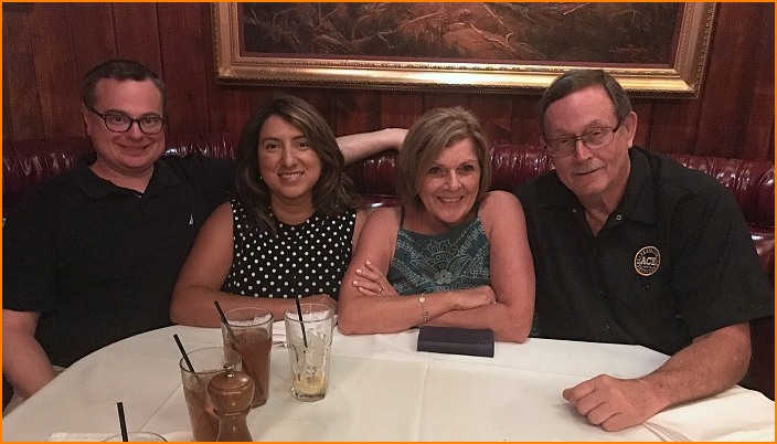 Dinner at Taylor's with Brad & Gladys