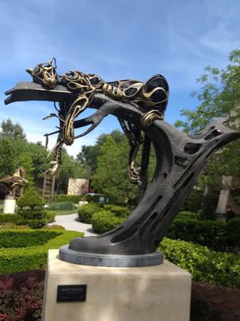 the Cat at Sculpterra Winery