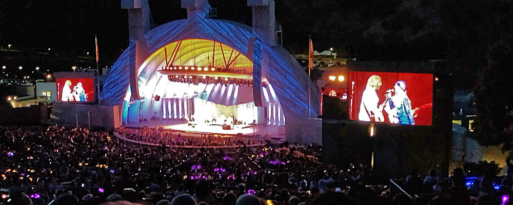 Abba tribute band at the Hollywood Bowl