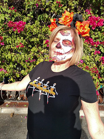 Patty taking in the sun