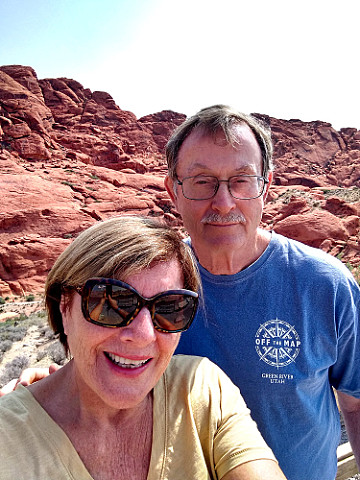 Patty & Craig in Red Rock Canyon