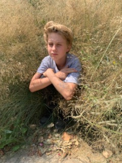 Caleb in Cornerstone field