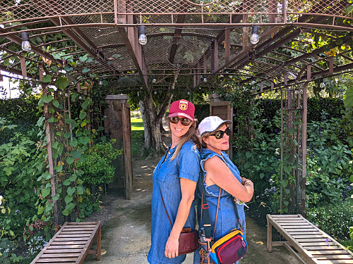 Olivia & Patty in Cornerstone Garden