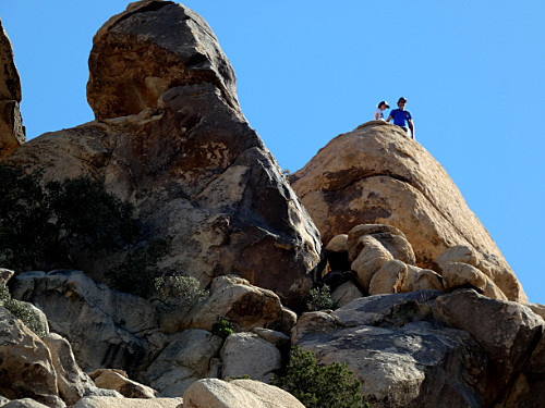 Caleb & CJ near the top