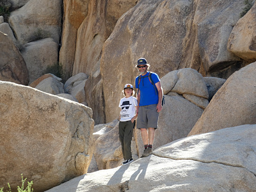 Caleb & CJ returning down mountain