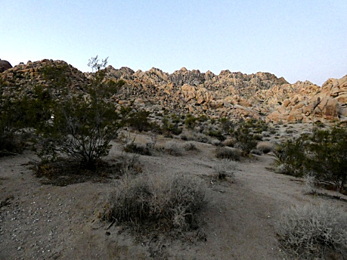 early morning view before sunrise