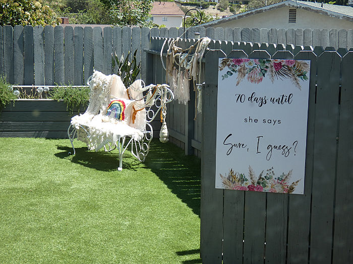 Entrance to the backyard