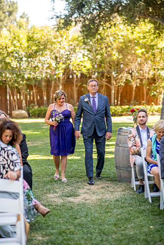 Patty & Craig arriving