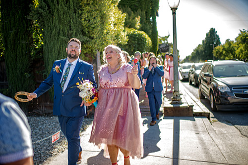 Andy & Danielle starting the parade