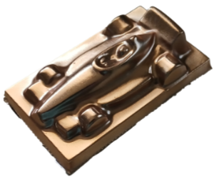 Indy car chocolate bar