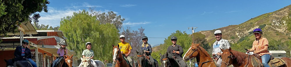 Horse riding for Ashley's birthday