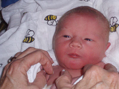Caleb at birth