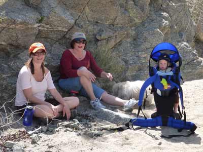 Caleb at 6 months, mom & grandma Patty 