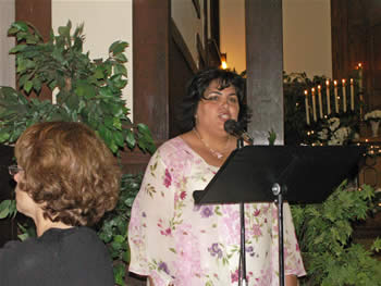 Myra with the beautiful voice