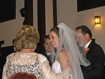 Judy and Craig presenting Julie to Matt