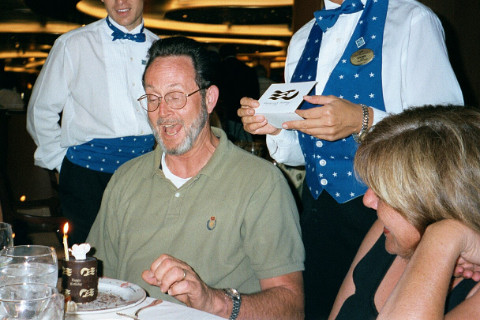 Craig with birthday cake