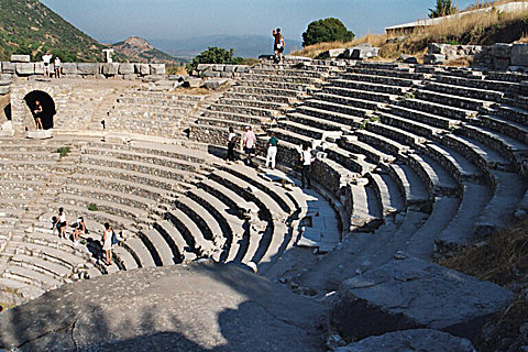 northern view of amphitheater