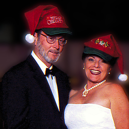 Craig & Patty dressed for Christmas