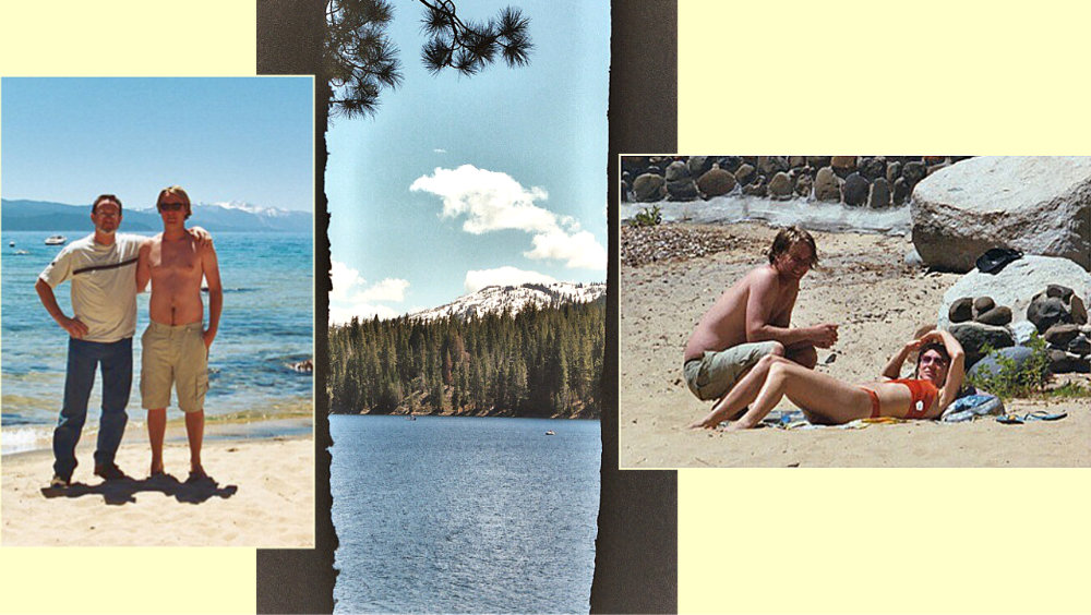 Craig, CJ, and Olivia at Lake Tahoe