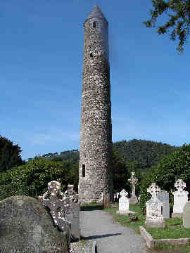 Central tower of Glendalough