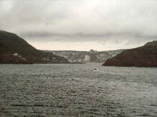 Entrance to St Johns, Newfoundland