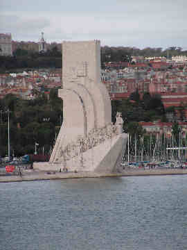 Entering Lisbon, Portugal