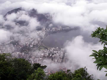 Looking down on Rio