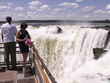 Don and Patty overlooking Devil's Throat