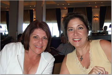 Patty and Nora considering what mischief they could get into