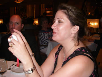 Nora taking snapshots