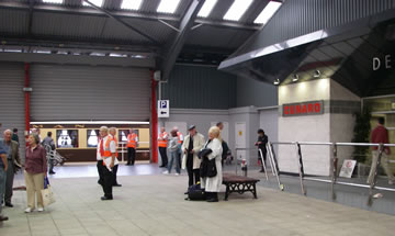 Orient Express arrival door