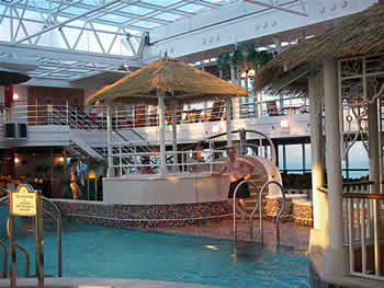 pool on Christmas Eve