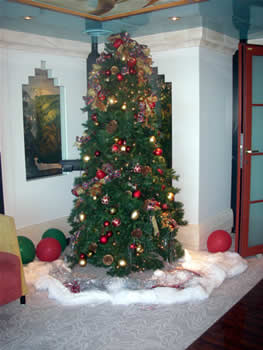 Spa Christmas Tree