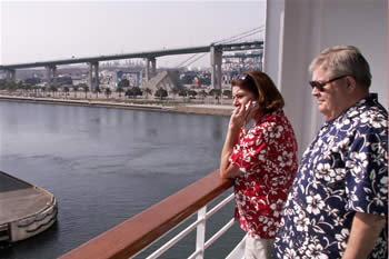 Patty & Harry leaving LA Harbor