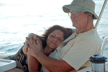 Patty & Craig relaxing