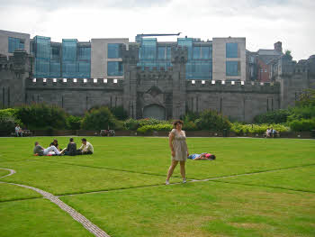 Dublin Castle gardens