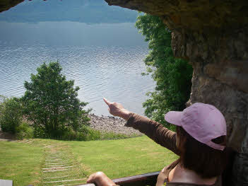 Patty looking for Nessie