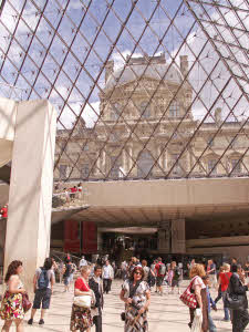 Louvre entrance pavillion