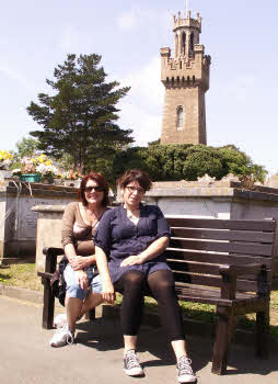 Elizabeth Tower with Patty & Danielle