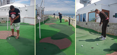 Matt & Julie at miniture golf