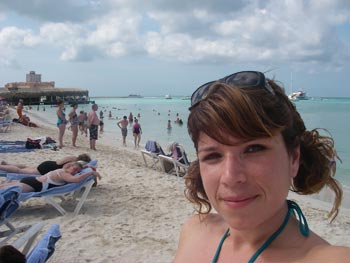 Danielle at the beach